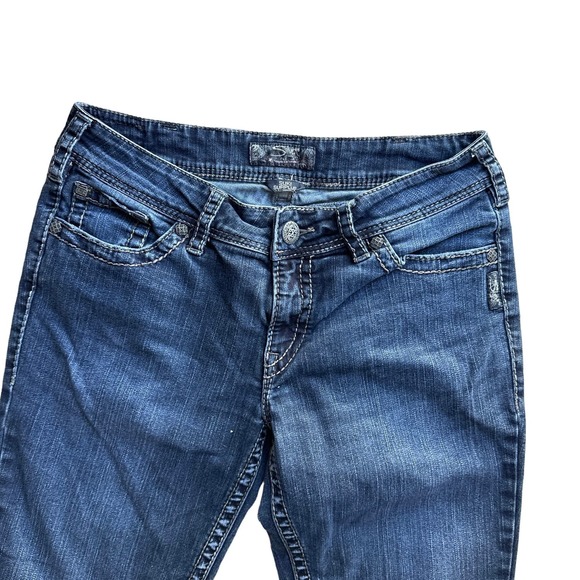 Silver Jeans Suki Surplus Blue Jeans Sz 32 - Picture 4 of 12